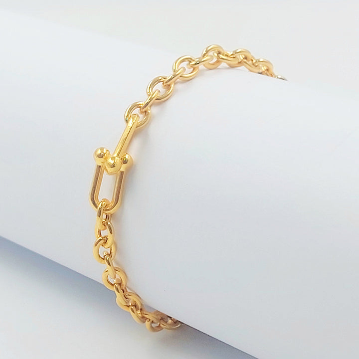 21K اسوارة بيبر كليب اكسترا-مجوهرات الشيخ سعيد-Saeed Jewelry 