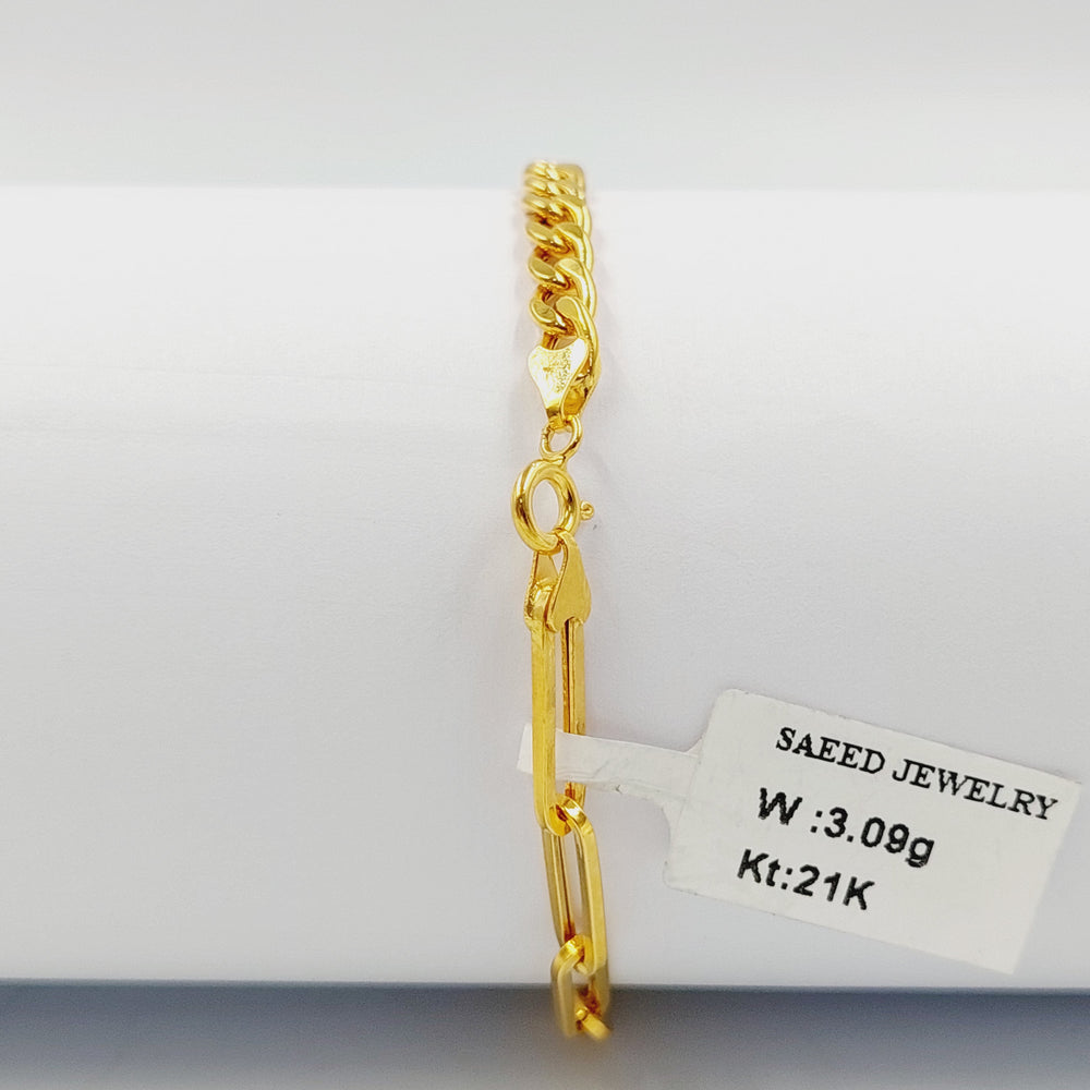 21K اسوارة اكسترا-مجوهرات الشيخ سعيد-Saeed Jewelry 