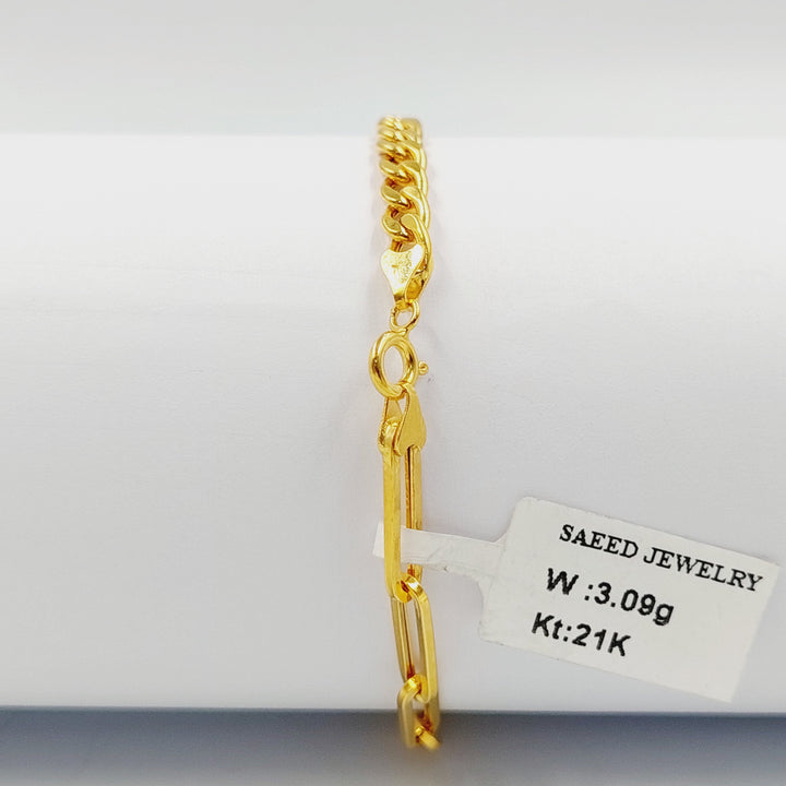 21K اسوارة اكسترا-مجوهرات الشيخ سعيد-Saeed Jewelry 