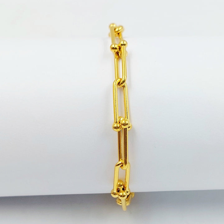 Deluxe Bracelet Made of 21K Gold by Saeed Jewelry 