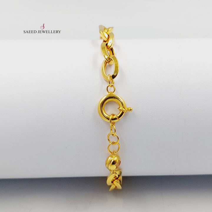 21K اسوارة جنزير اكسترا-مجوهرات الشيخ سعيد-Saeed Jewelry 