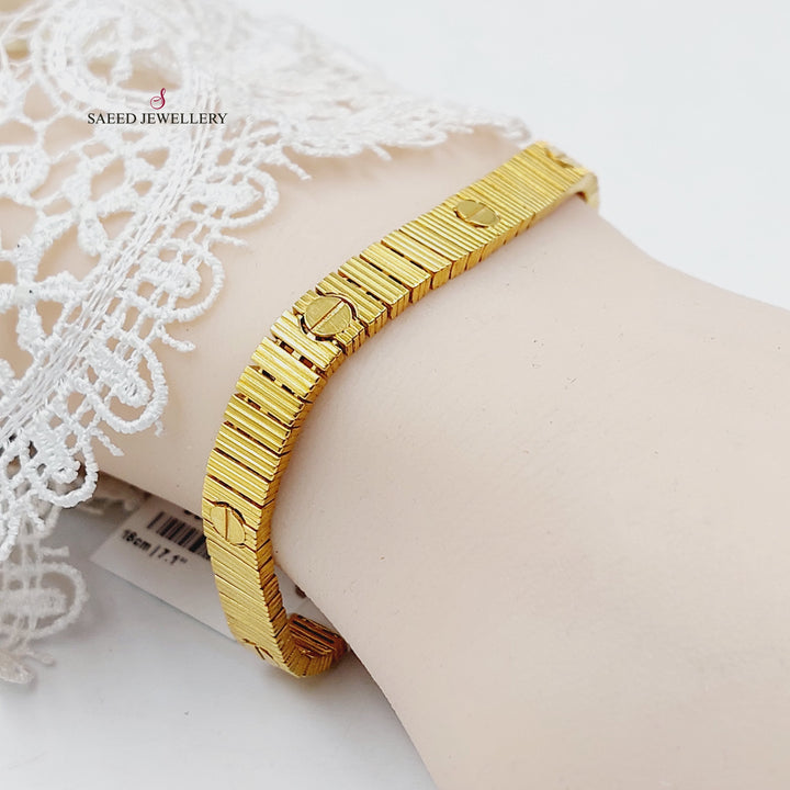 21K اسوارة اكسترا-مجوهرات الشيخ سعيد-Saeed Jewelry 