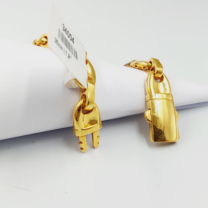 21K اسوارة اكسترا-مجوهرات الشيخ سعيد-Saeed Jewelry 