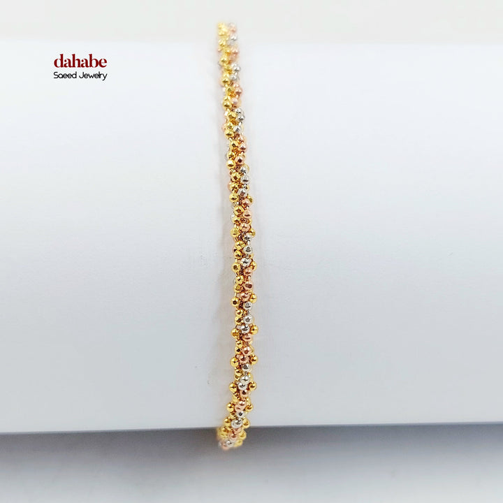 21K اسوارة  ماليزي اكسترا-مجوهرات الشيخ سعيد-Saeed Jewelry 