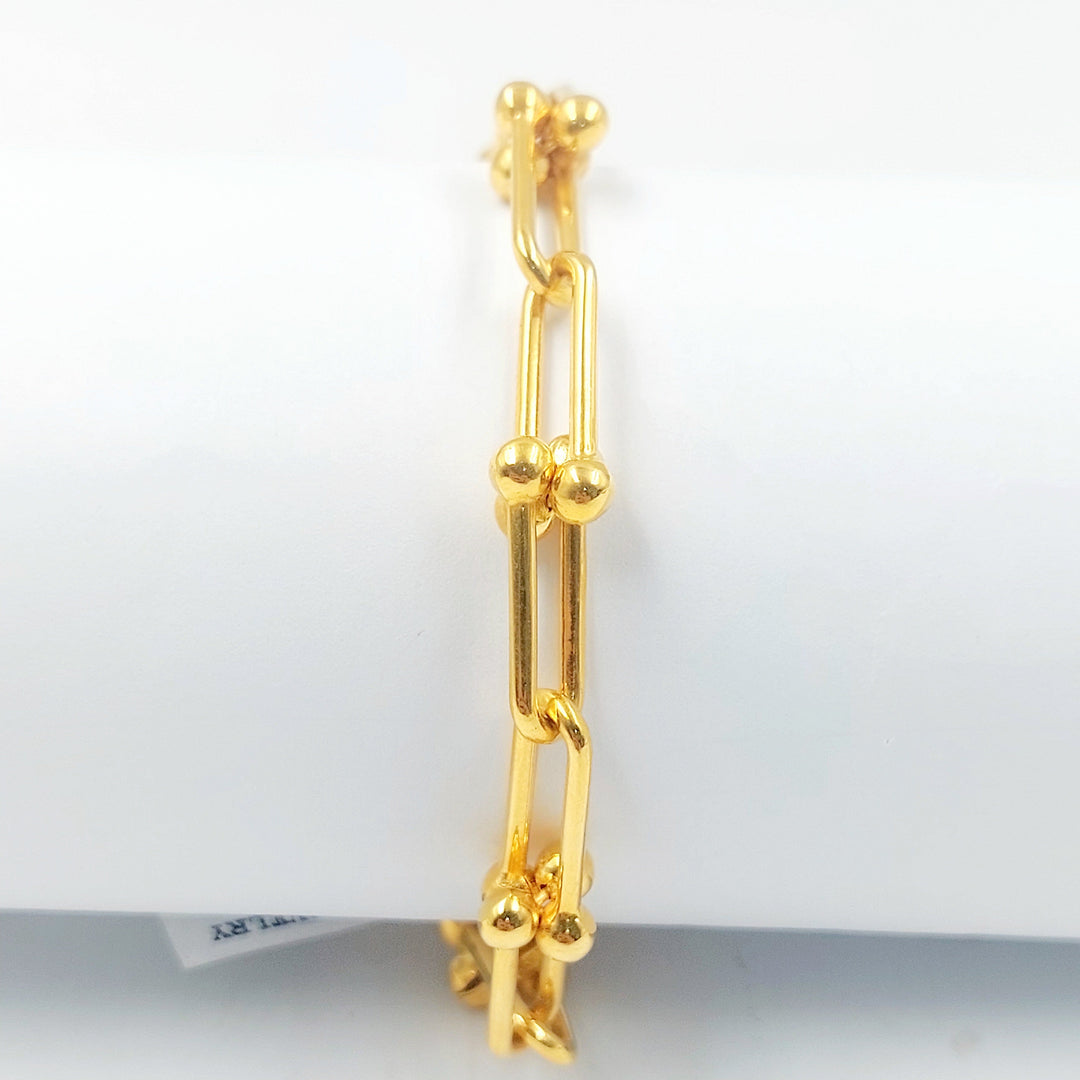Deluxe Bracelet Made of 21K Gold by Saeed Jewelry 