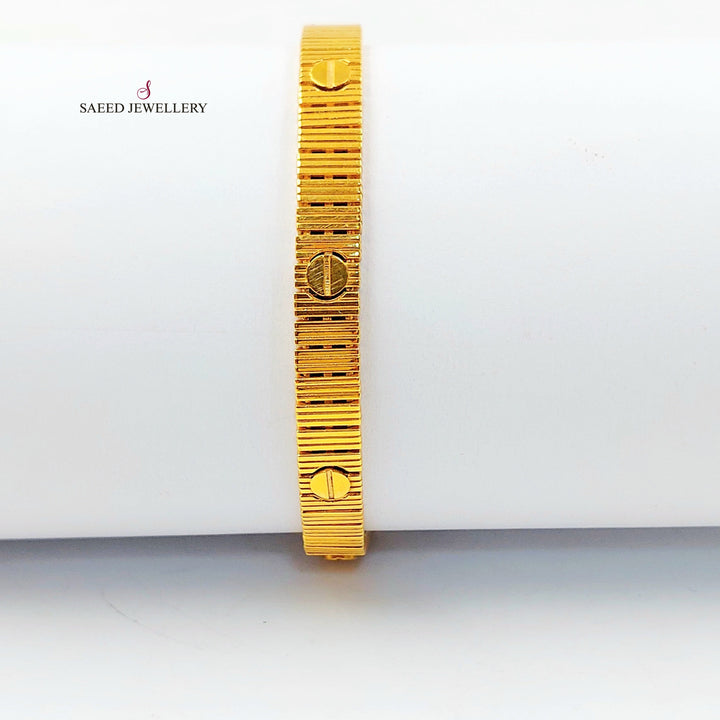 Deluxe Bracelet Made of 21K Gold by Saeed Jewelry 