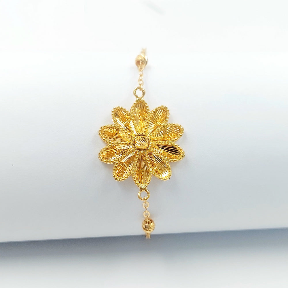 21K اسوارة شمس اكسترا-مجوهرات الشيخ سعيد-Saeed Jewelry 