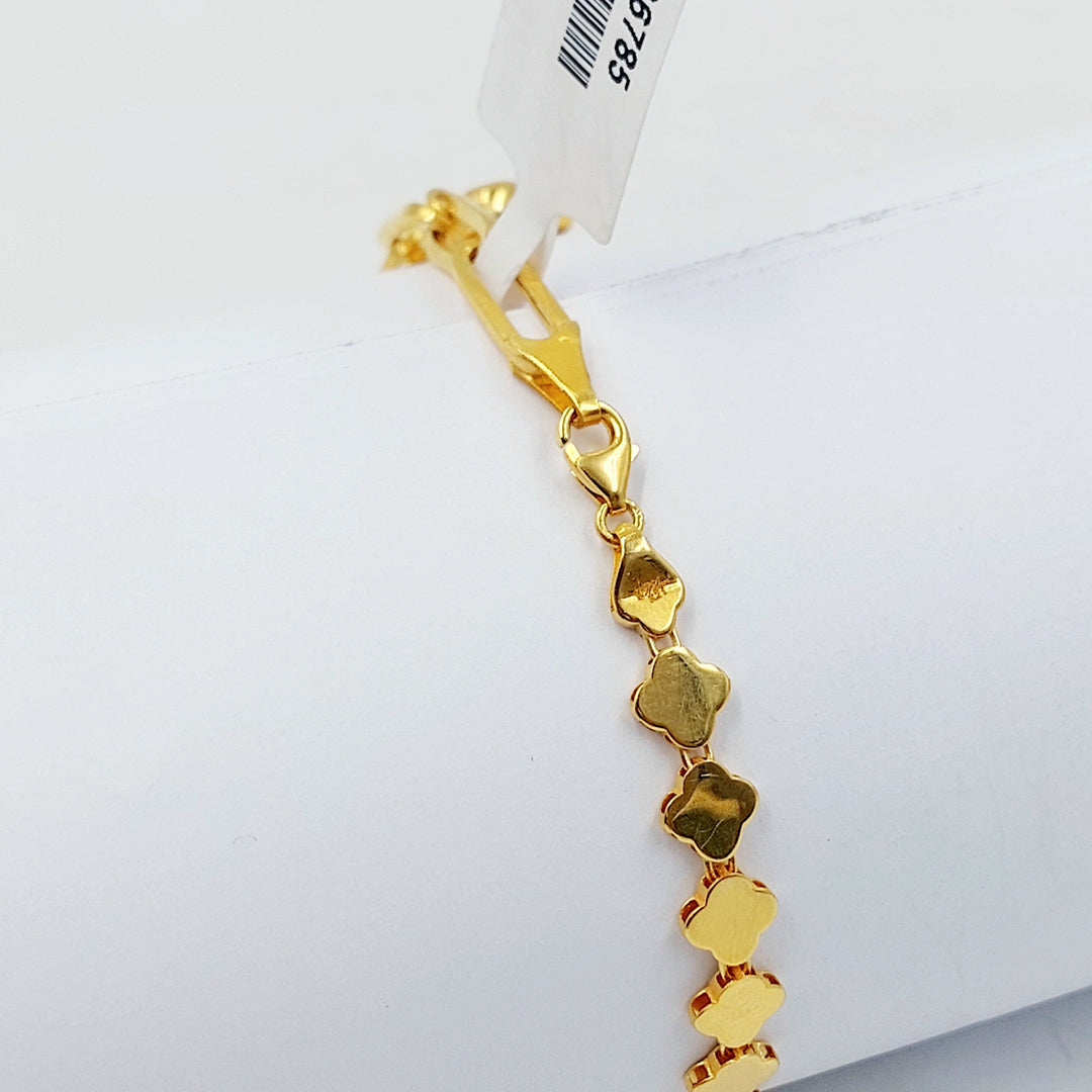 Deluxe Dandash Bracelet Made of 21K Gold by Saeed Jewelry 