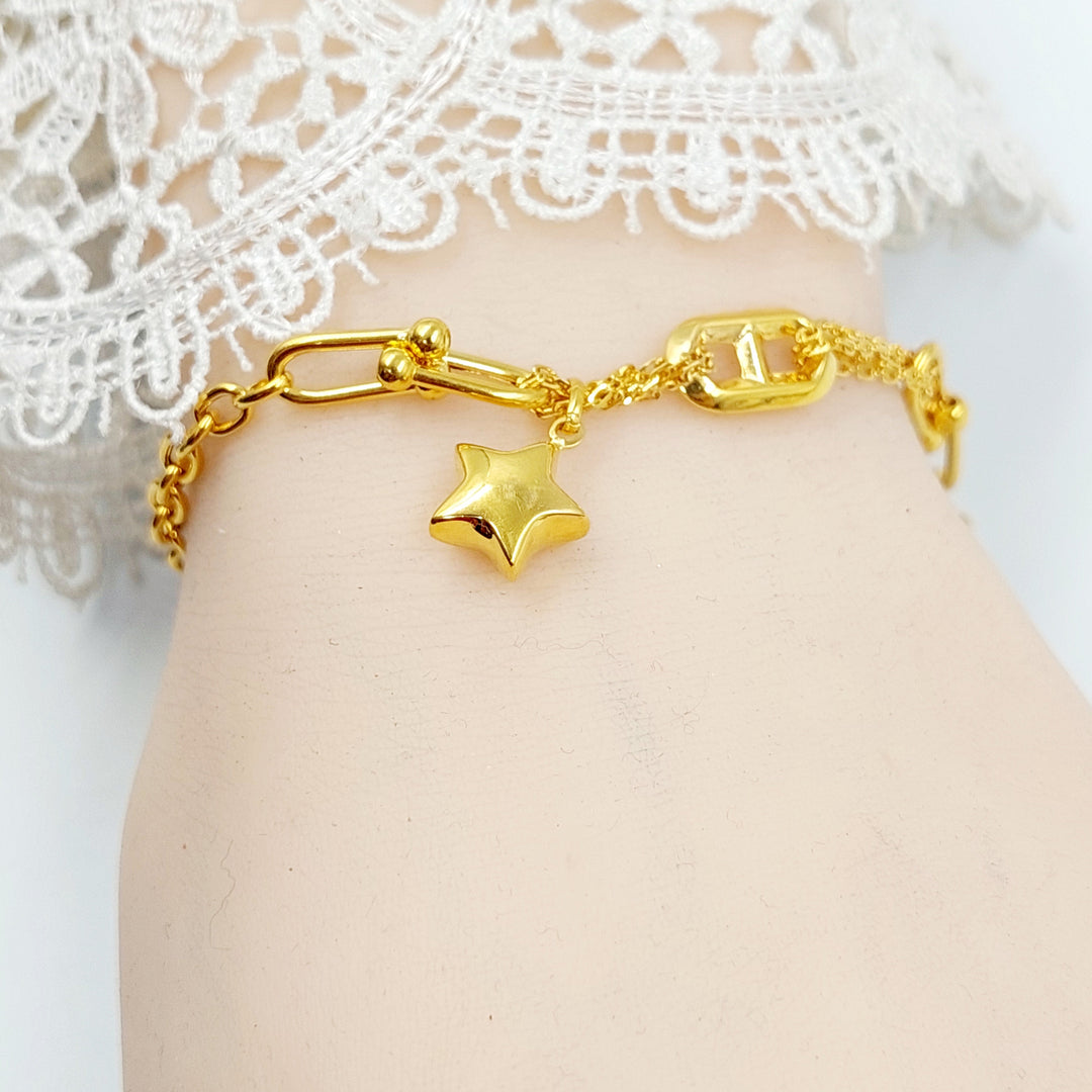 21K اسوارة دنانديش اكسترا-مجوهرات الشيخ سعيد-Saeed Jewelry 