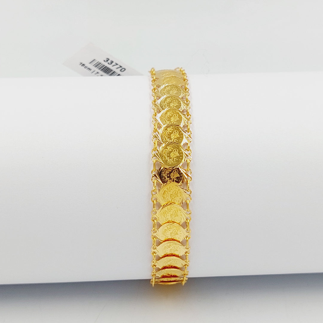 21K اسوارة اثمان-مجوهرات الشيخ سعيد-Saeed Jewelry 