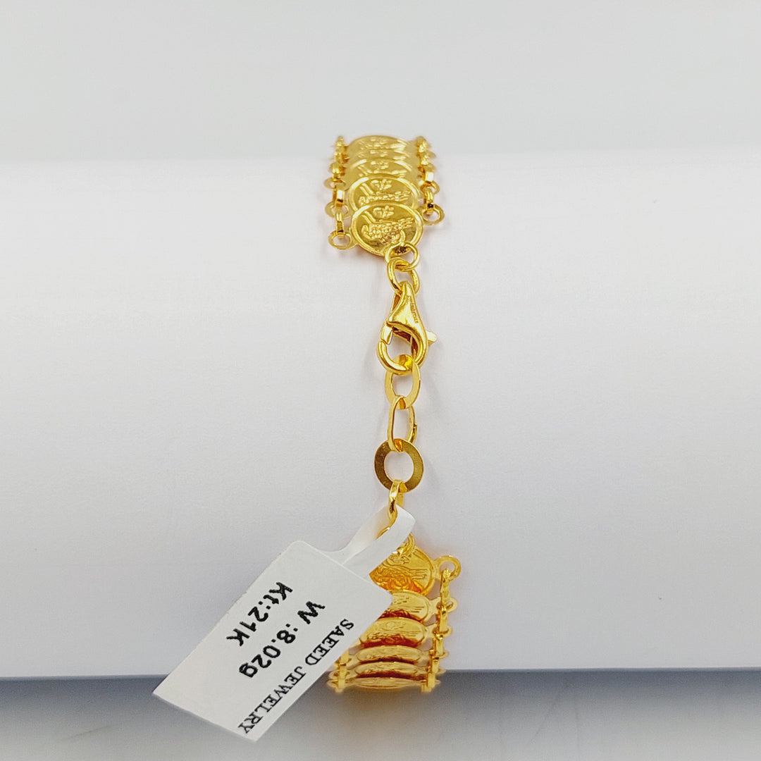 21K اسوارة اثمان-مجوهرات الشيخ سعيد-Saeed Jewelry 