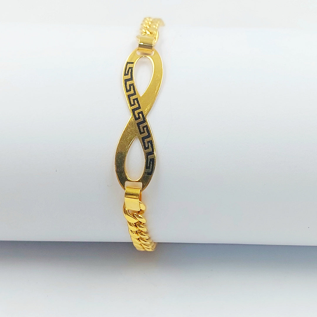 21K اسوارة انفينيتي مينا-مجوهرات الشيخ سعيد-Saeed Jewelry 