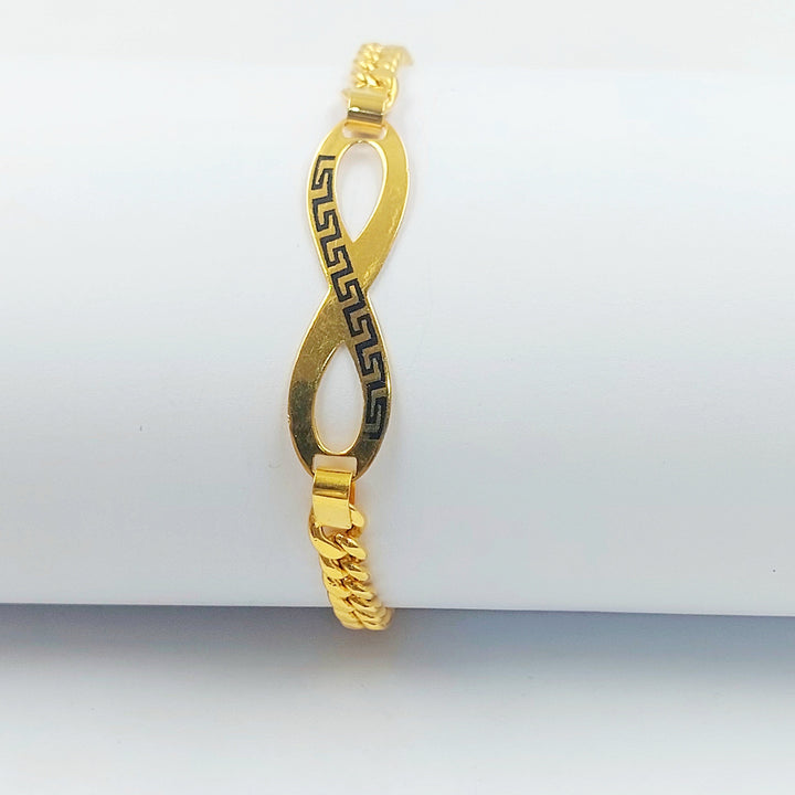 21K اسوارة انفينيتي مينا-مجوهرات الشيخ سعيد-Saeed Jewelry 