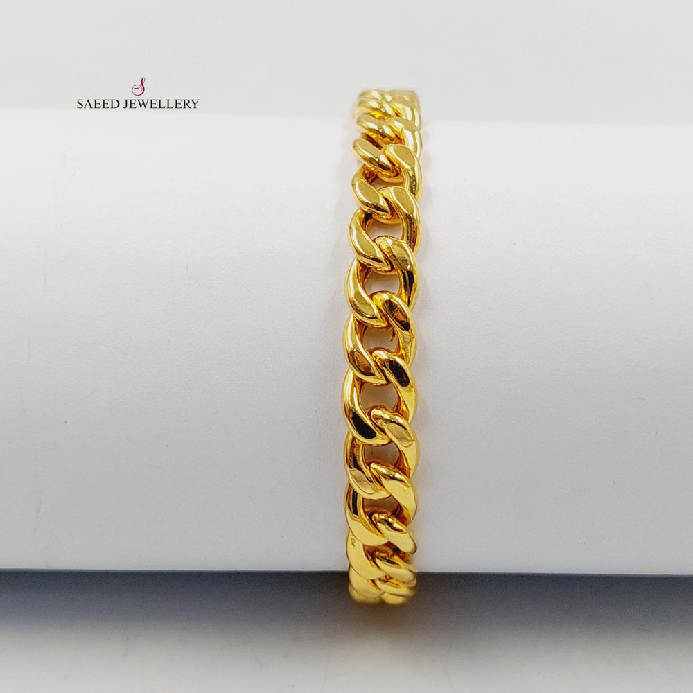 21K اسوارة جنزير مينا-مجوهرات الشيخ سعيد-Saeed Jewelry 