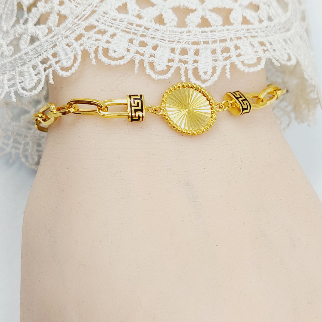 21K اسوارة بيبر كليب مينا-مجوهرات الشيخ سعيد-Saeed Jewelry 