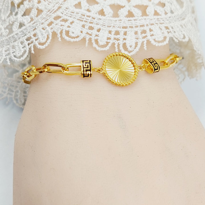 21K اسوارة بيبر كليب مينا-مجوهرات الشيخ سعيد-Saeed Jewelry 