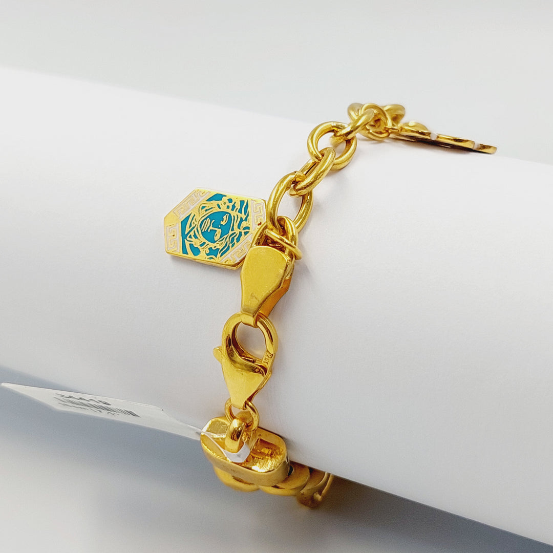 21K اسوارة دنانديش مينا-مجوهرات الشيخ سعيد-Saeed Jewelry 