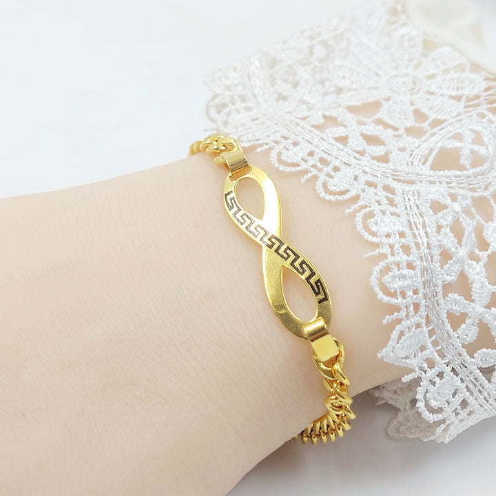 21K اسوارة انفينيتي مينا-مجوهرات الشيخ سعيد-Saeed Jewelry 