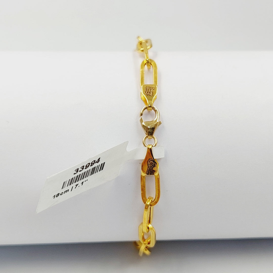 21K اسوارة بيبر كليب مينا-مجوهرات الشيخ سعيد-Saeed Jewelry 