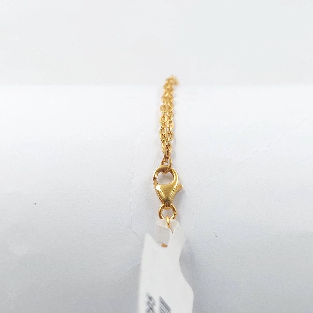 Enameled Deluxe Bracelet Made of 21K Gold by Saeed Jewelry 