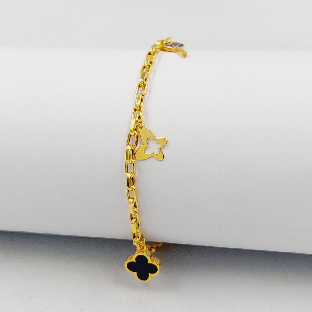 21K Gold Enameled Dandash Bracelet by Saeed Jewelry - Image 3