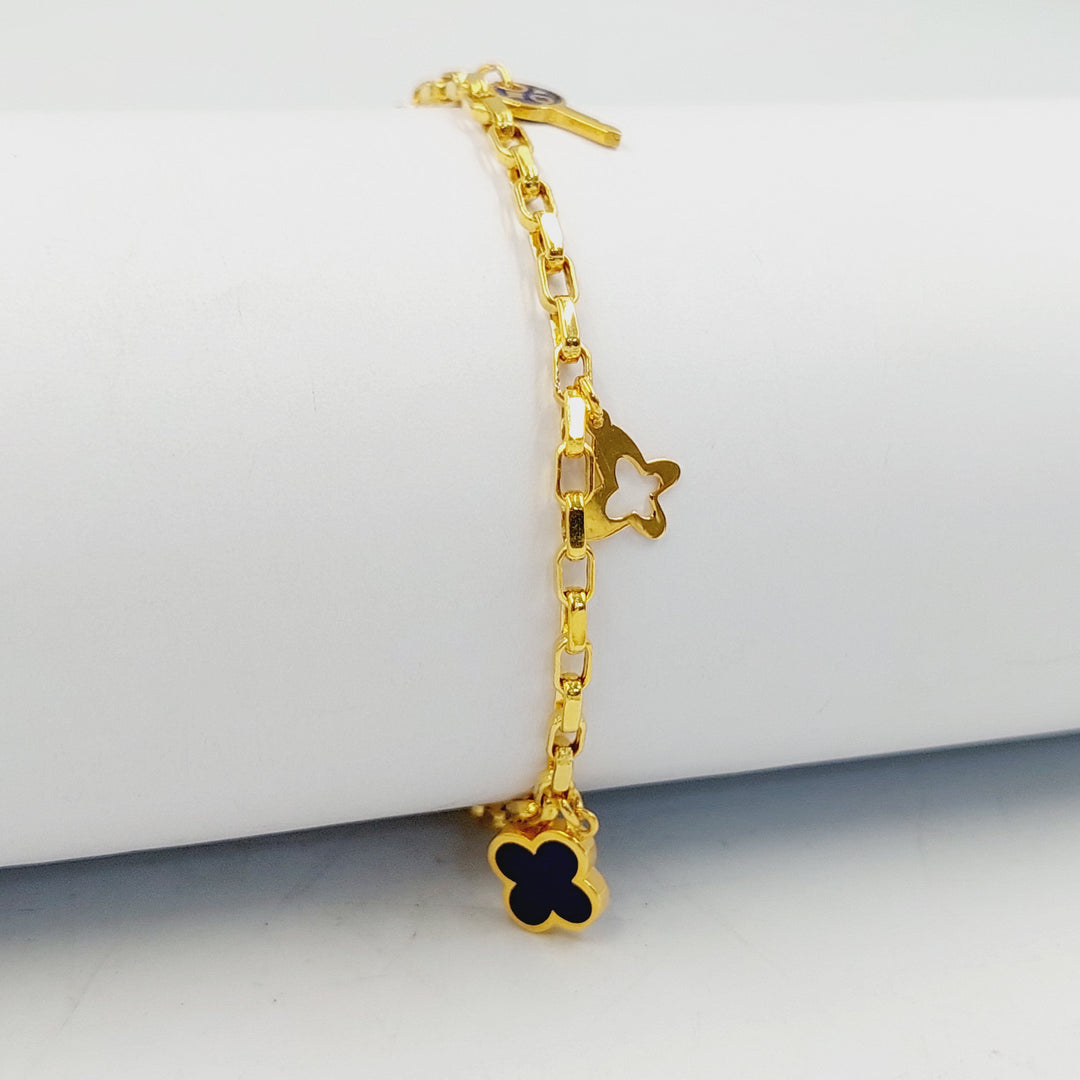 21K Gold Enameled Dandash Bracelet by Saeed Jewelry - Image 2