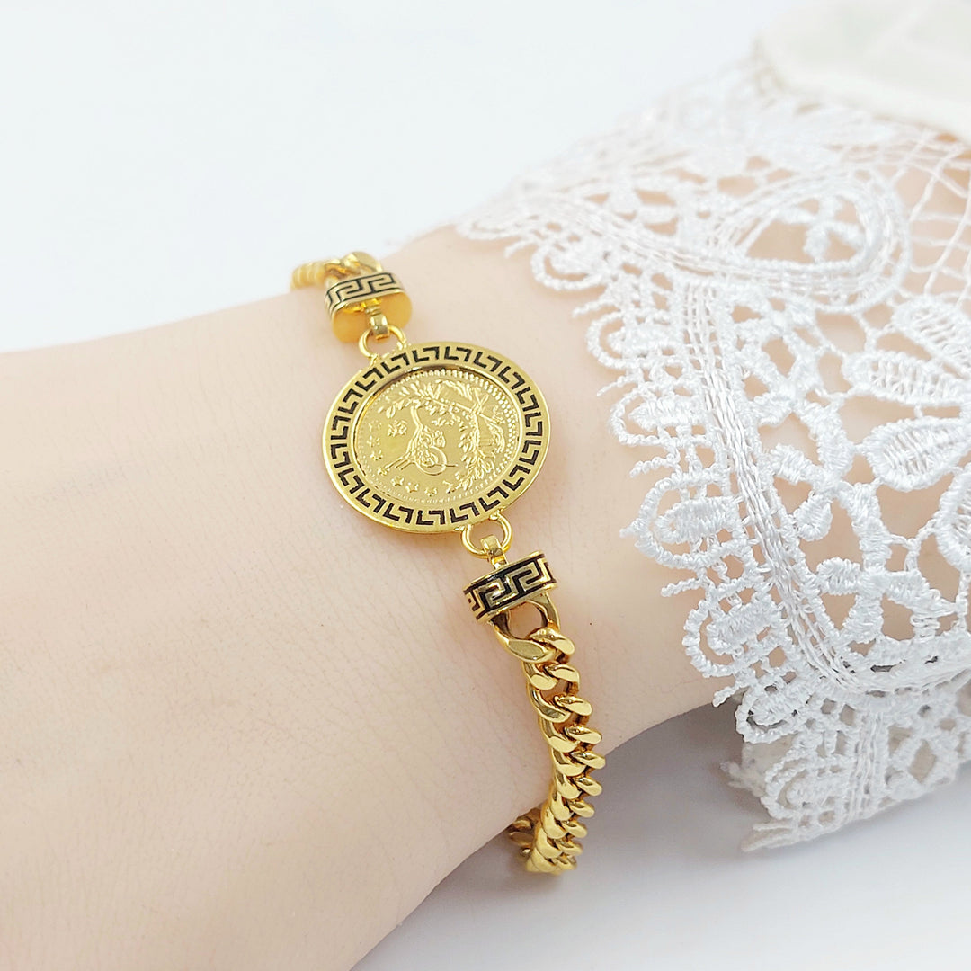 21K اسوارة رشادي مينا-مجوهرات الشيخ سعيد-Saeed Jewelry 