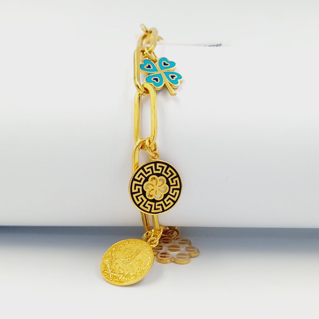 21K اسوارة دنانديش مينا-مجوهرات الشيخ سعيد-Saeed Jewelry 