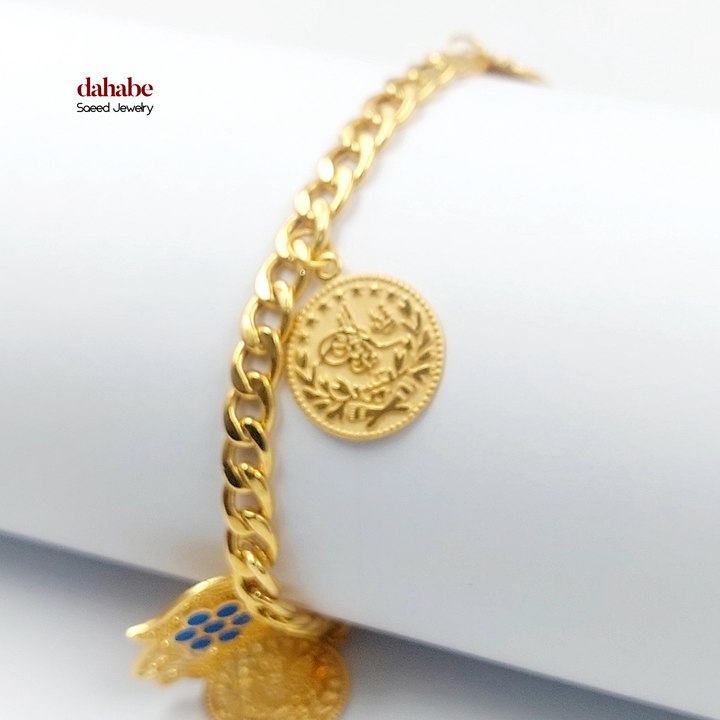 21K Gold Enameled Dandash Bracelet