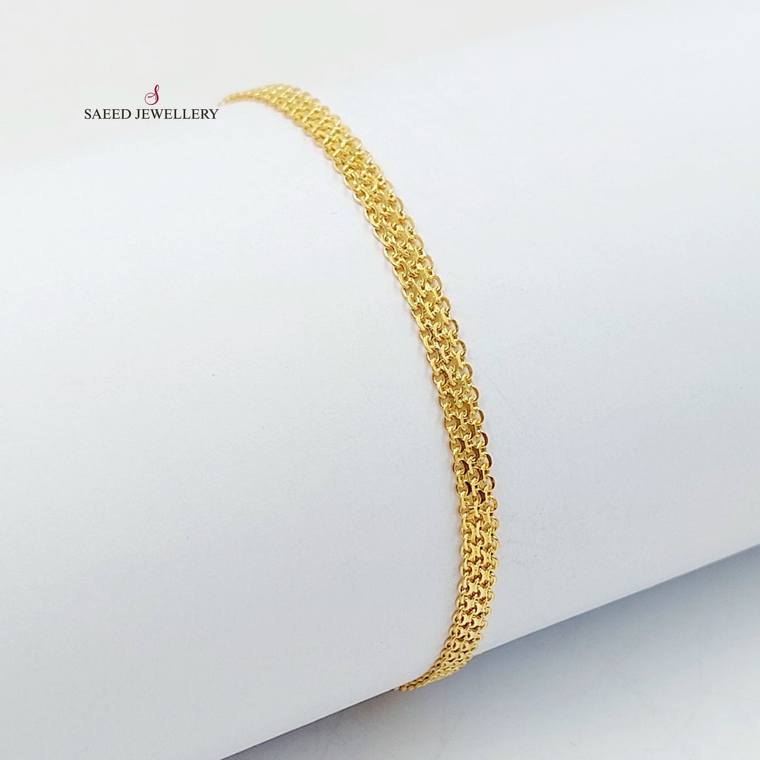 21K اسوارة فانسي-مجوهرات الشيخ سعيد-Saeed Jewelry 