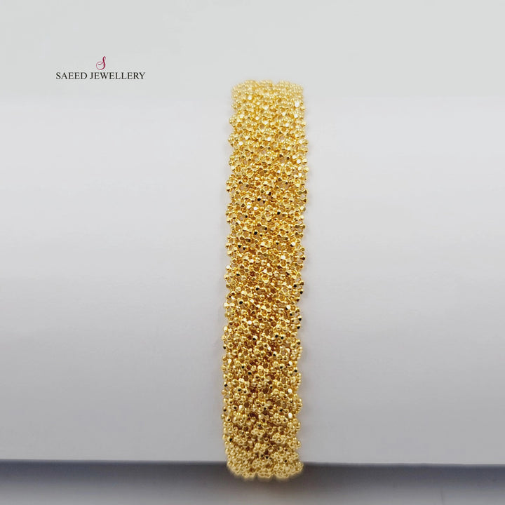 21K اسوارة فانسي-مجوهرات الشيخ سعيد-Saeed Jewelry 
