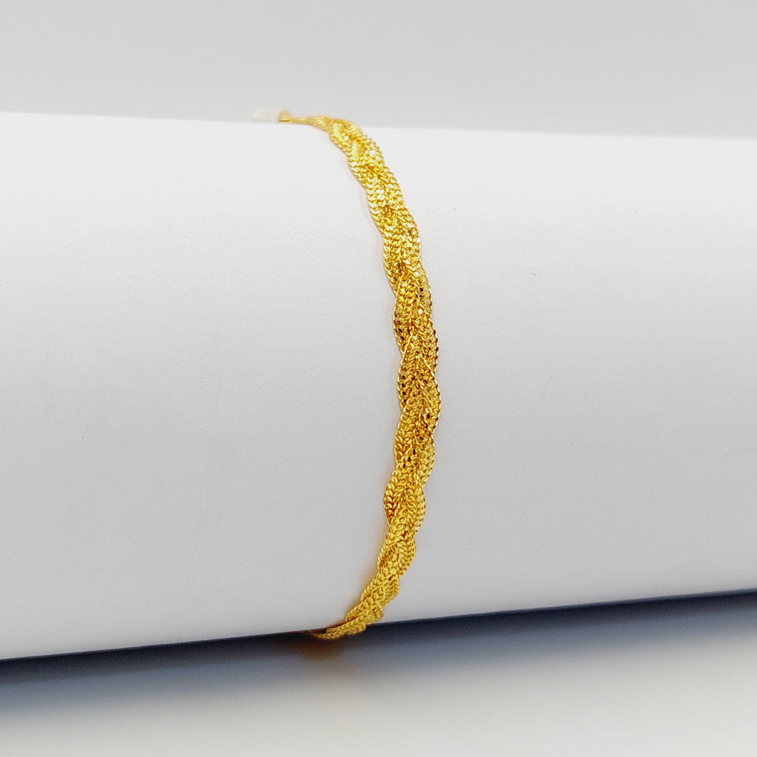 21K اسوارة فانسي-مجوهرات الشيخ سعيد-Saeed Jewelry 