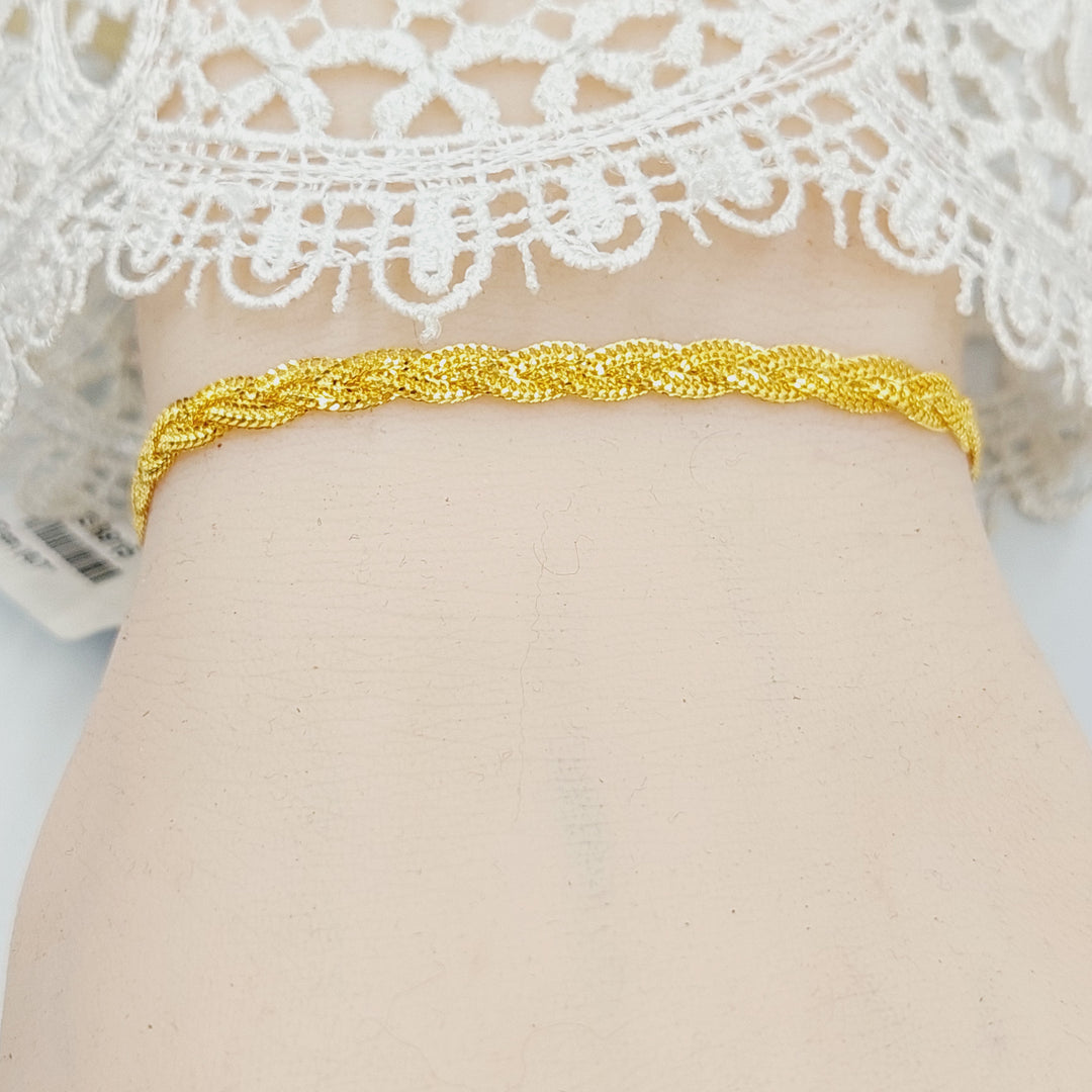 21K اسوارة فانسي-مجوهرات الشيخ سعيد-Saeed Jewelry 