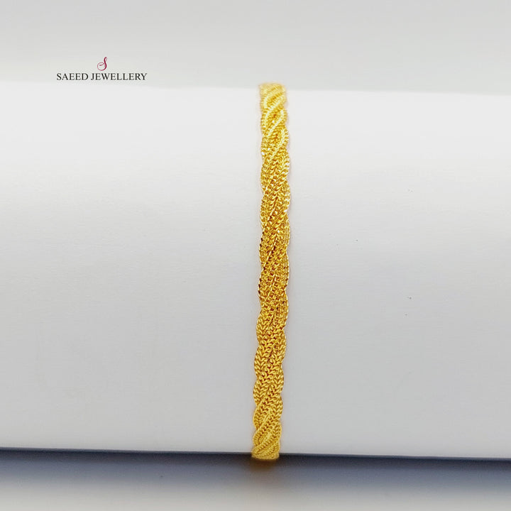 21K اسوارة فانسي-مجوهرات الشيخ سعيد-Saeed Jewelry 