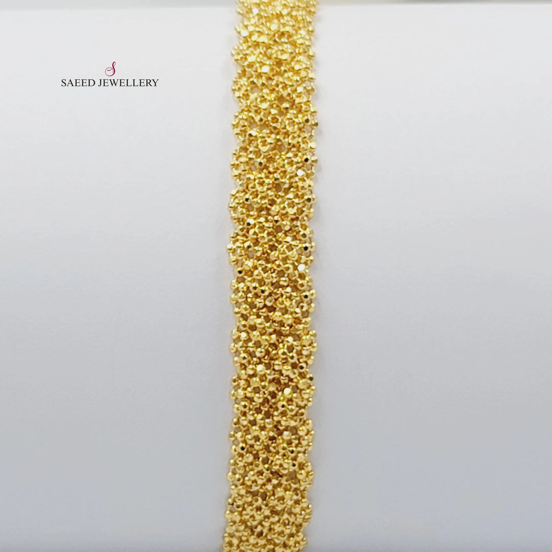 21K اسوارة فانسي-مجوهرات الشيخ سعيد-Saeed Jewelry 