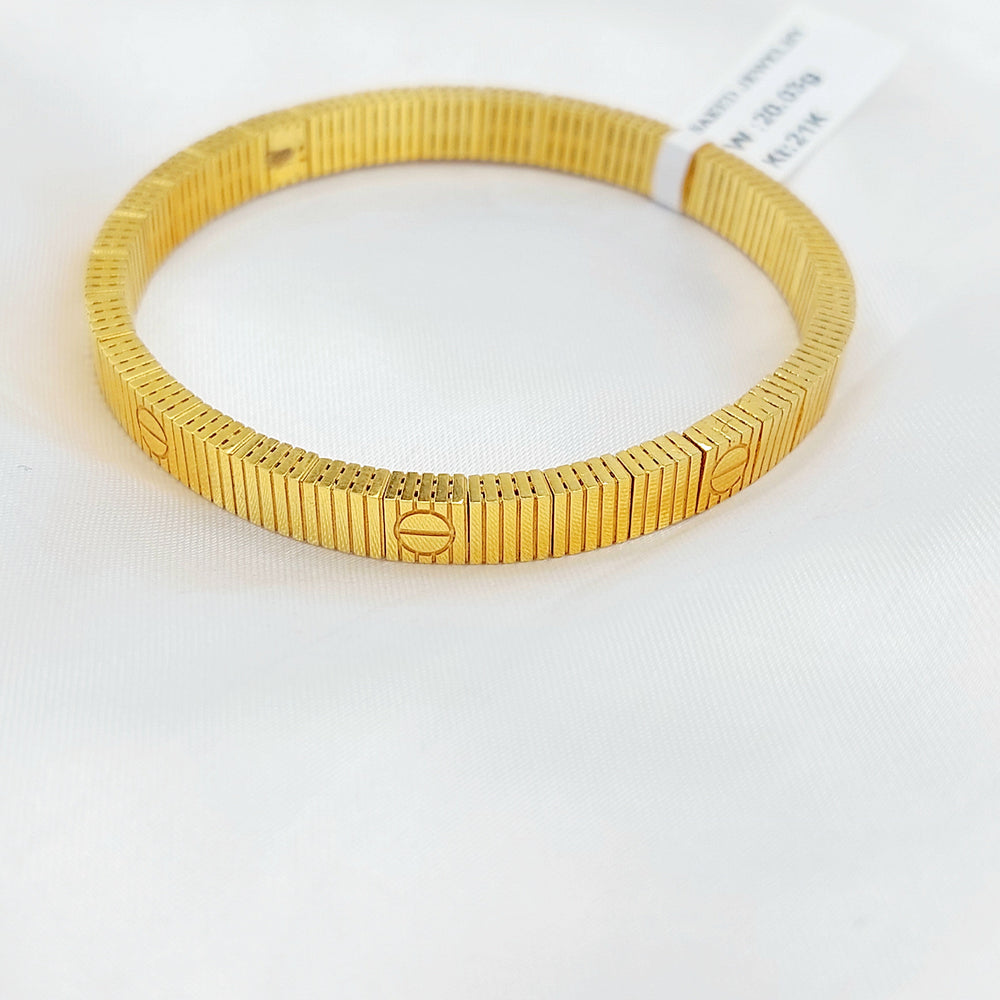 21K اسوارة فيجارو-مجوهرات الشيخ سعيد-Saeed Jewelry 