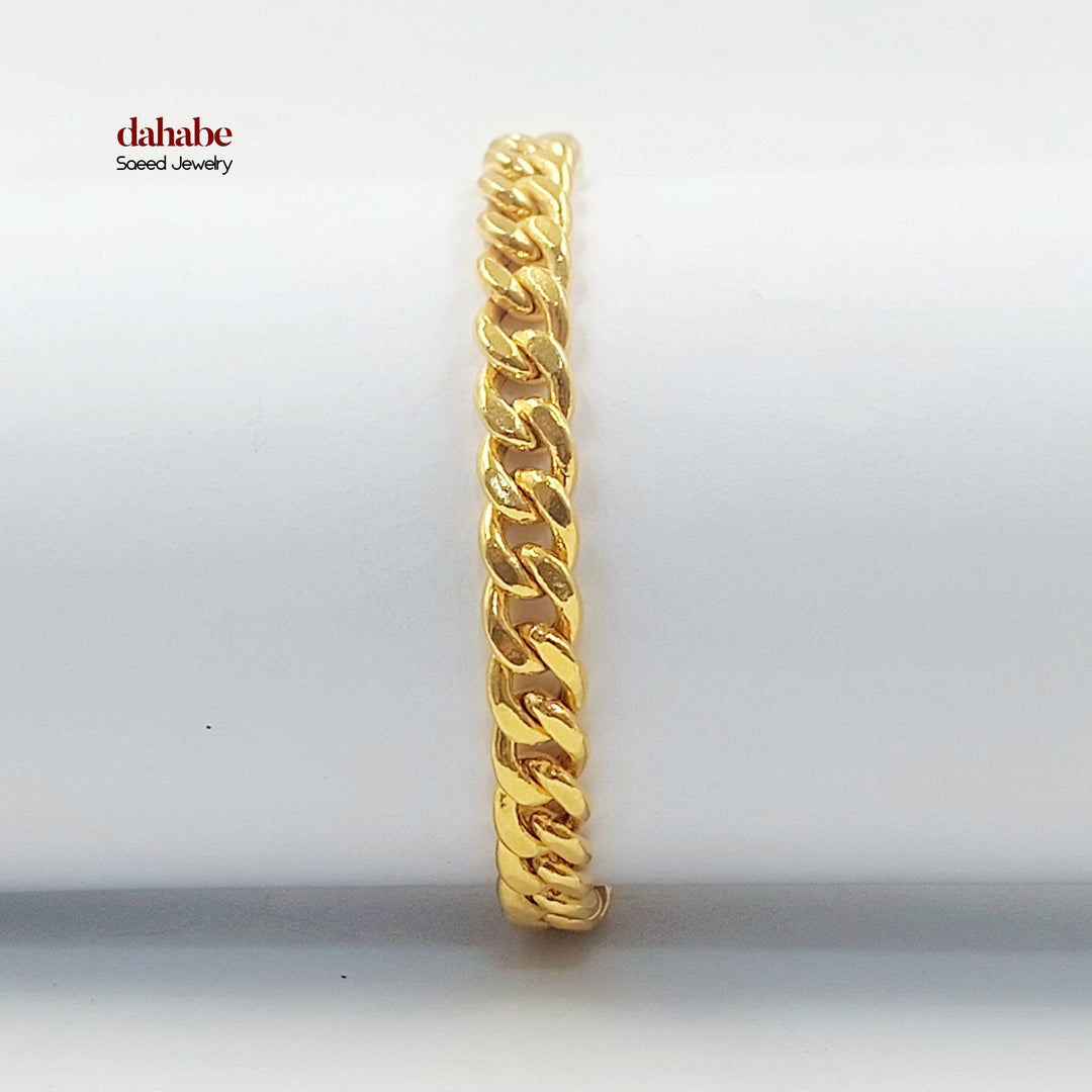 21K اسوارة فيجارو اكسترا-مجوهرات الشيخ سعيد-Saeed Jewelry 