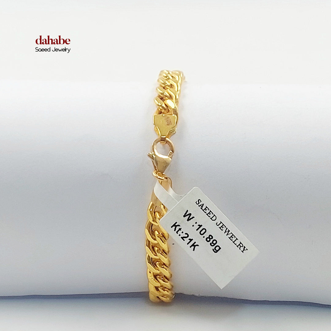 21K اسوارة فيجارو اكسترا-مجوهرات الشيخ سعيد-Saeed Jewelry 