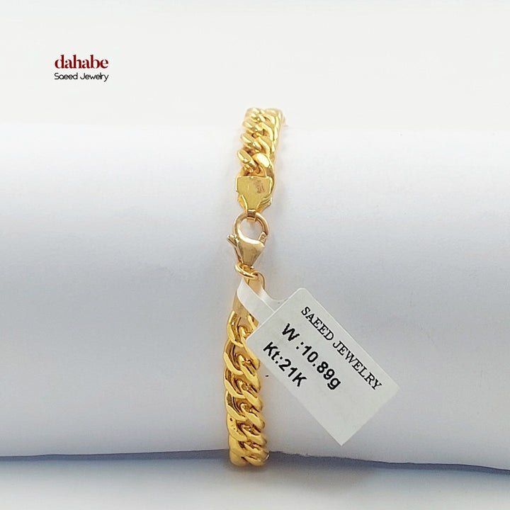21K اسوارة فيجارو اكسترا-مجوهرات الشيخ سعيد-Saeed Jewelry 