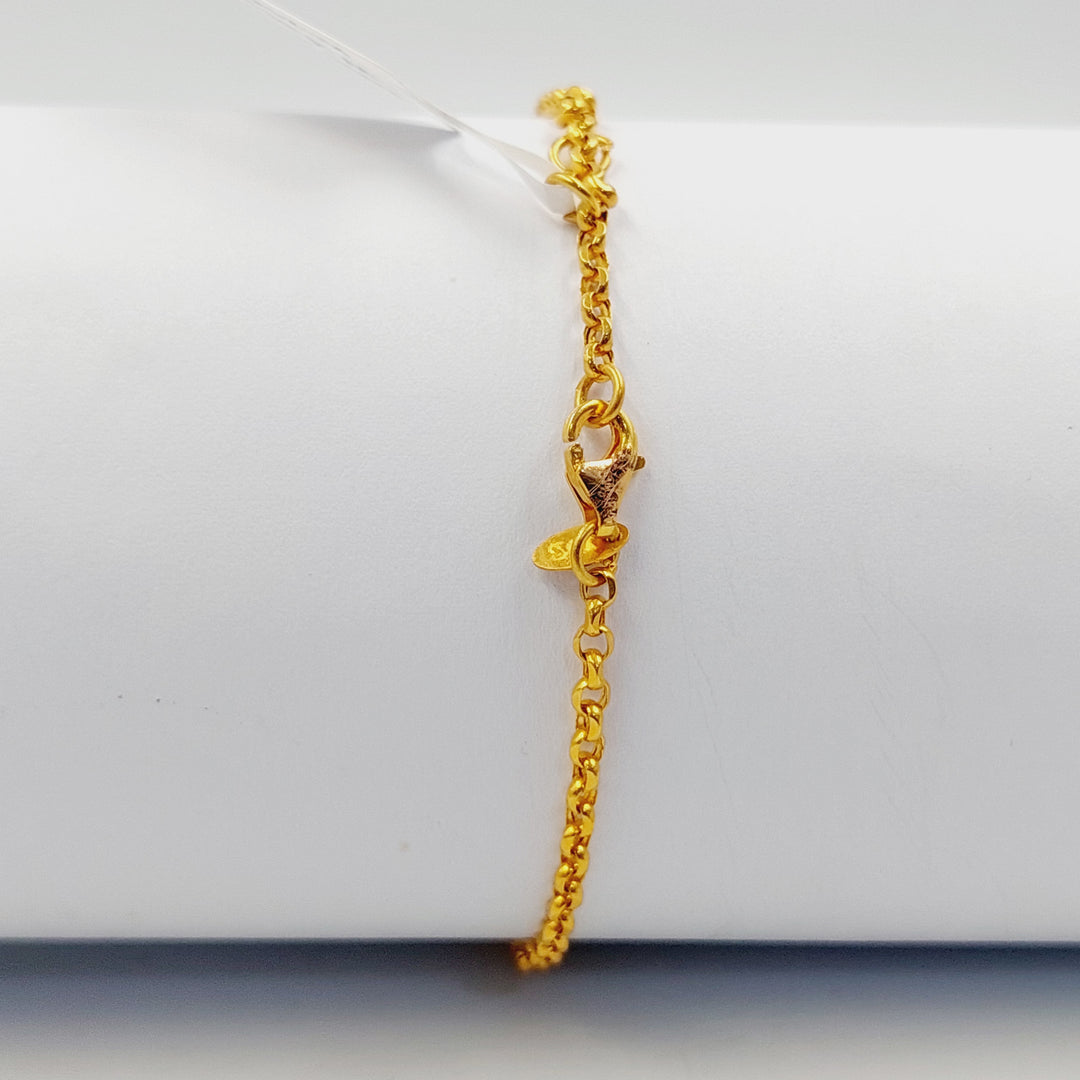 Islamic Bracelet Made of 21K Gold by Saeed Jewelry 