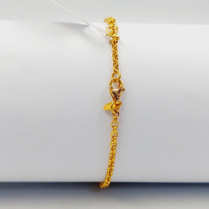 Islamic Bracelet Made of 21K Gold by Saeed Jewelry 