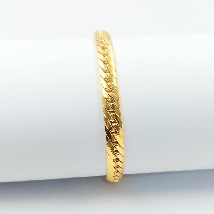 Jessica Bracelet Made of 21K Gold by Saeed Jewelry 