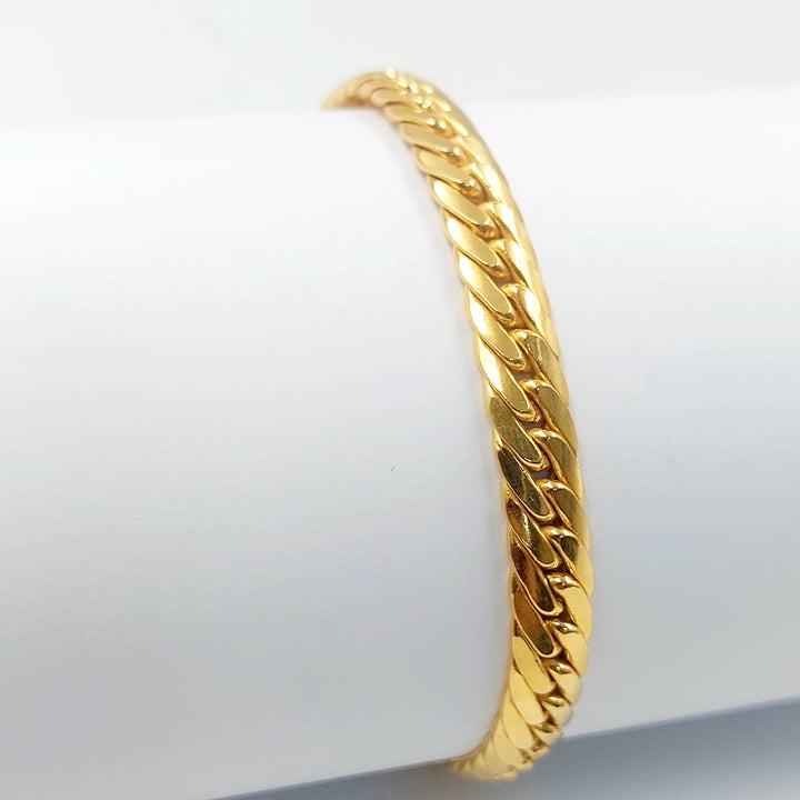 Jessica Bracelet Made of 21K Gold by Saeed Jewelry 