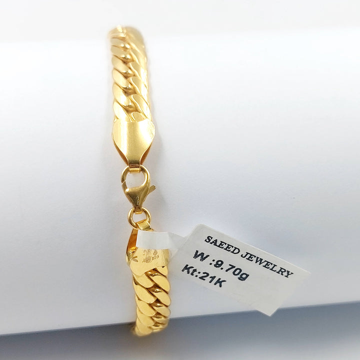Jessica Bracelet Made of 21K Gold by Saeed Jewelry 