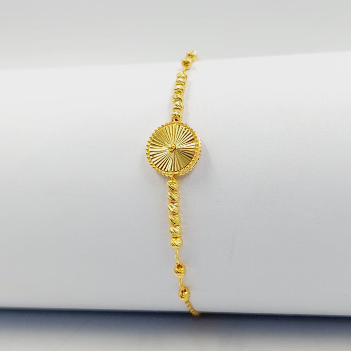 Light Balls Bracelet Made of 21K Gold by Saeed Jewelry 