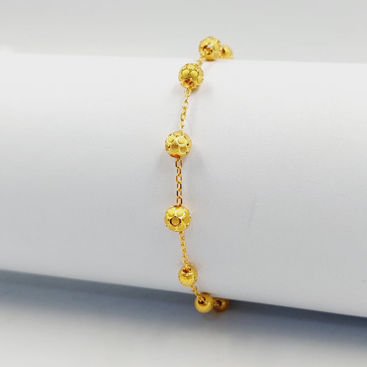 Light Balls Bracelet Made of 21K Gold by Saeed Jewelry 