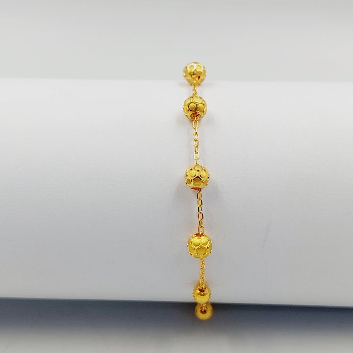 Light Balls Bracelet Made of 21K Gold by Saeed Jewelry 