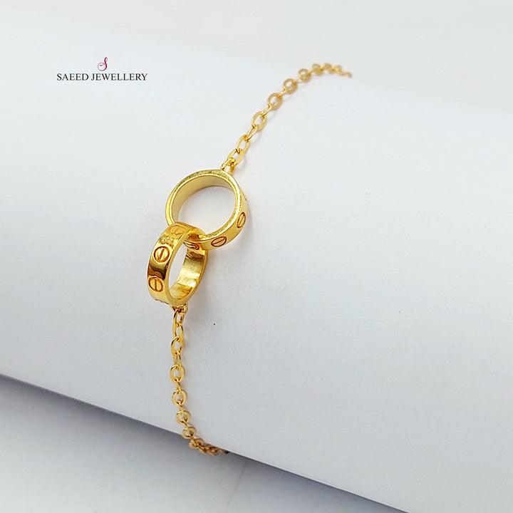Light Deluxe Bracelet Made of 21K Gold by Saeed Jewelry 