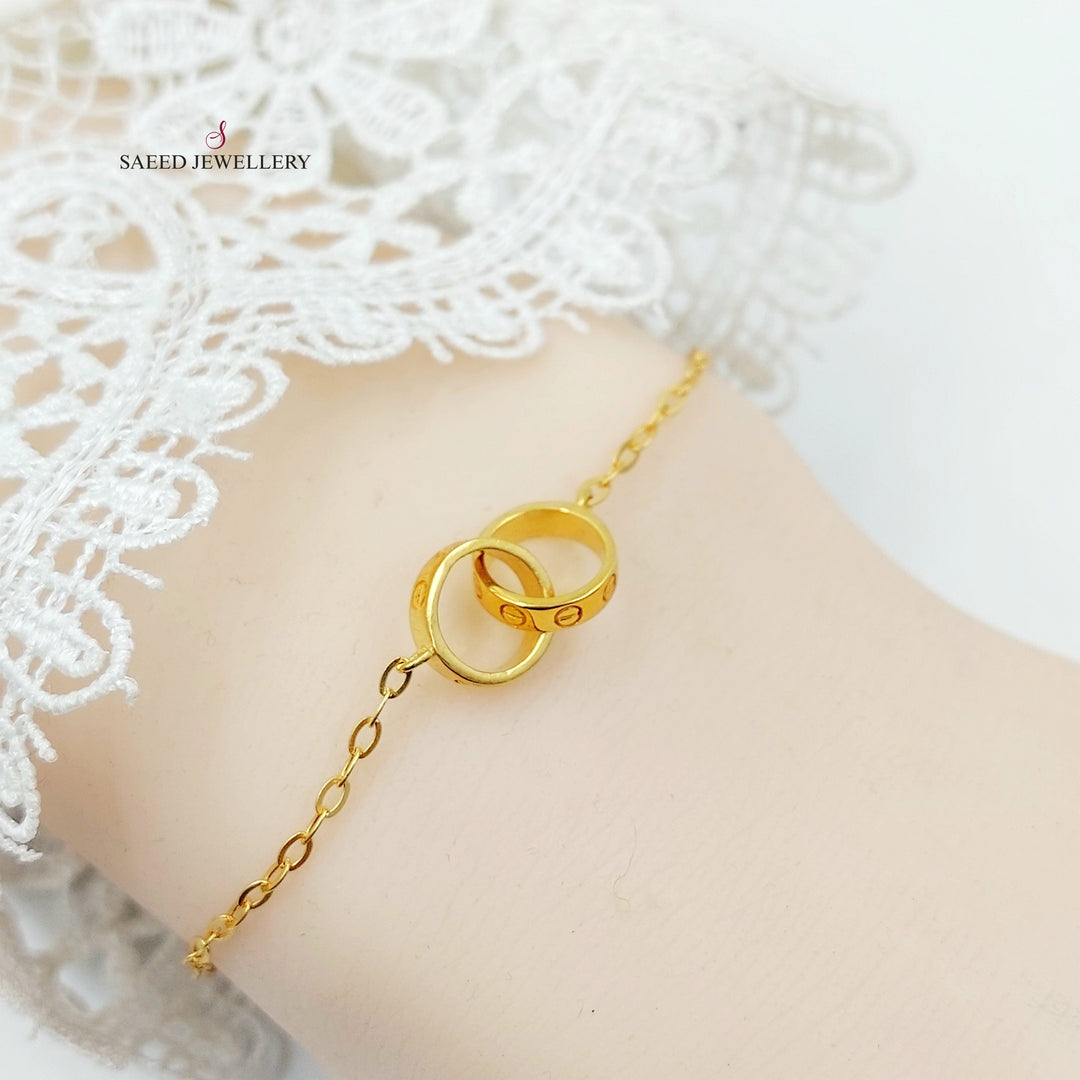 Light Deluxe Bracelet Made of 21K Gold by Saeed Jewelry 