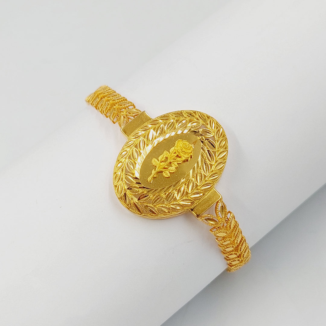 21K اسوارة اونصه-مجوهرات الشيخ سعيد-Saeed Jewelry 